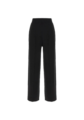 Lanvin elasticated-waistband pleated trousers - Black