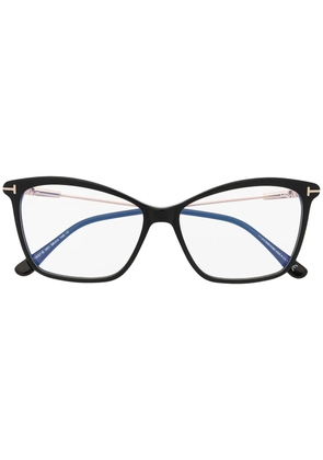 TOM FORD Eyewear cat-eye frame glasses - Black