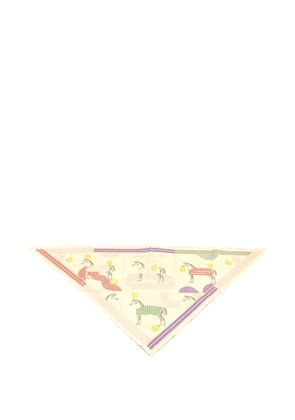 Hermès Pre-Owned silk scarf - White
