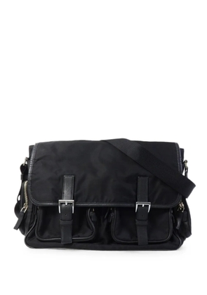 Prada Pre-Owned buckle-fastening satchel bag - Black