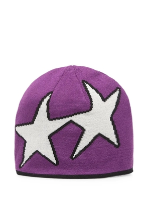TWOJEYS reversible Icon beanie hat - Purple