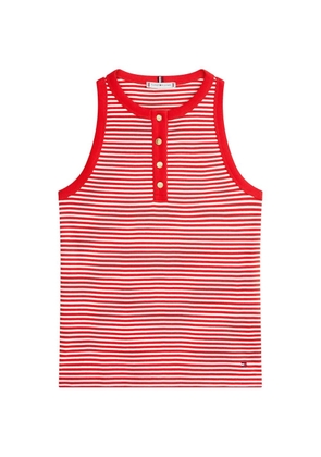 Tommy Hilfiger Henley striped top - Red