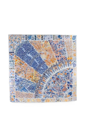 Hermès Pre-Owned silk scarf - Blue