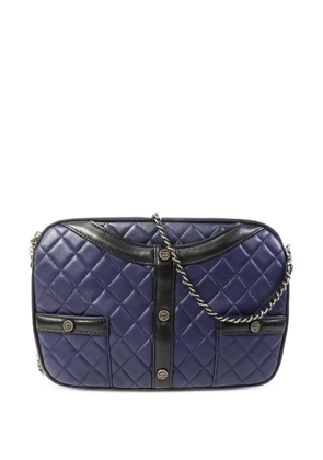 CHANEL Pre-Owned Girl button-detail shoulder bag - Blue