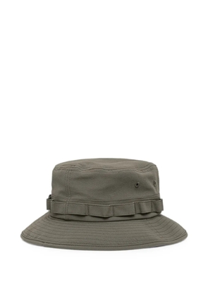 Kangol logo-patch chin-strap bucket hat - Green