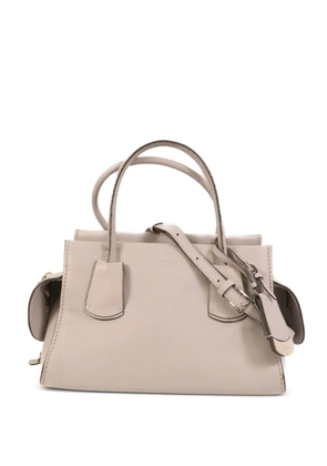 Tod's Vintage grained tote bag - Grey