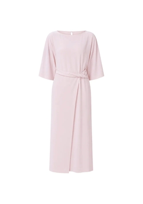 MeimeiJ twist-detail boat-neck midi dress - Pink