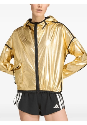 adidas Adizero Blaze reversible running jacket - Gold