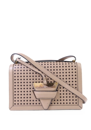 Loewe Pre-Owned Barcelona perforated shoulder bag - Neutrals