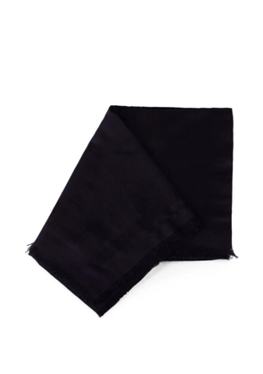 Elisabetta Franchi frayed-edge scarf - Black