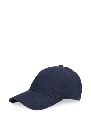 Trussardi logo-embroidered cap - Blue