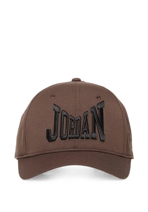 Jordan logo-embroidery baseball cap - Brown