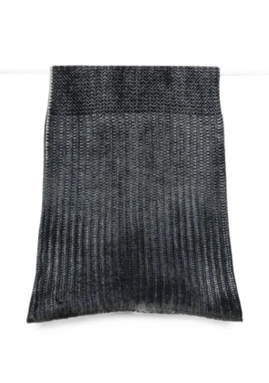 Avant Toi ribbed-knit snood scarf - Blue
