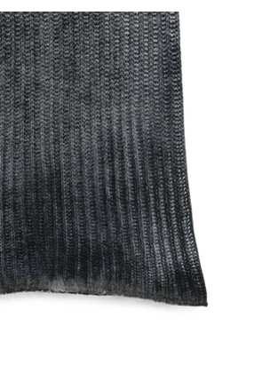 Avant Toi ribbed-knit snood scarf - Blue