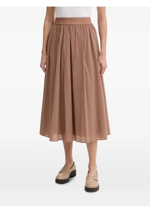 Joop! Sedef A-Line midi skirt - Brown