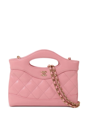 CHANEL Pre-Owned nano 31 quilted CC tote bag - Pink