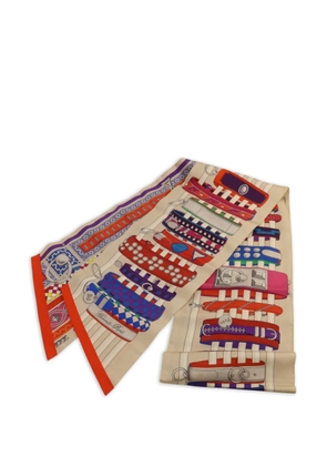 Hermès Pre-Owned Maxi Twilly scarf - Neutrals