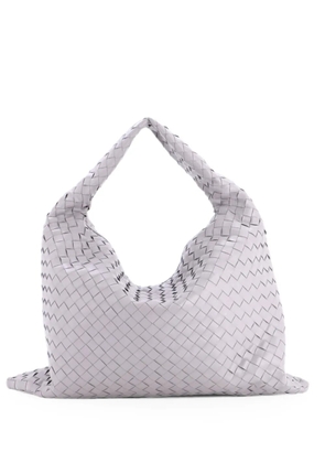 Bottega Veneta Pre-Owned Hop Intrecciato Leather Large hobo bag - Grey