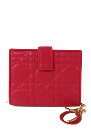 Christian Dior Pre-Owned Lady Dior cannage wallet - Pink