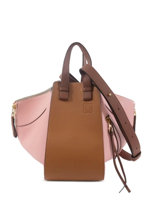 Loewe Pre-Owned small Hammock leather shoulder bag - Brown