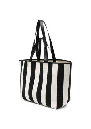 AMI Paris cotton Ami De Coeur shopping bag - Black