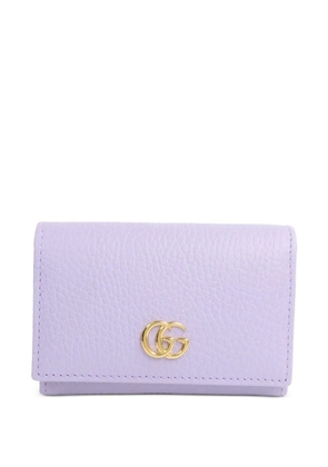 Gucci Pre-Owned logo-plaque card case - Purple