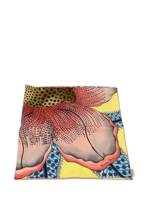 Hermès Pre-Owned Baobab Cat silk scarf - Yellow