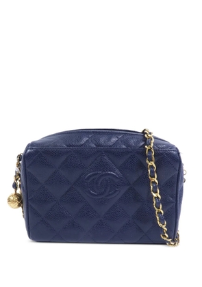 CHANEL Pre-Owned CC Camera quilted shoulder bag - Blue