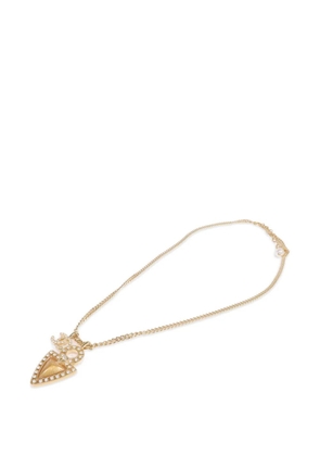 CHANEL Pre-Owned CC triangle necklace - Gold