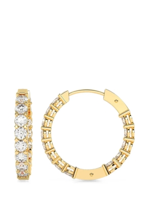 Diamond Essentials diamond hoop earrings - Gold