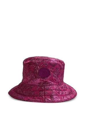 Gucci Pre-Owned Lamé GG Monogram reversible bucket hat - Pink