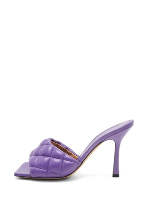 Bottega Veneta Pre-Owned Lido padded sandals - Purple