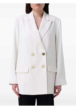 Armani Exchange double-breasted buttoned blazer - Neutrals