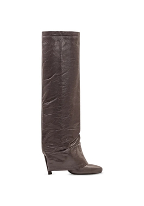 The Attico Leon knee-high boots - Grey