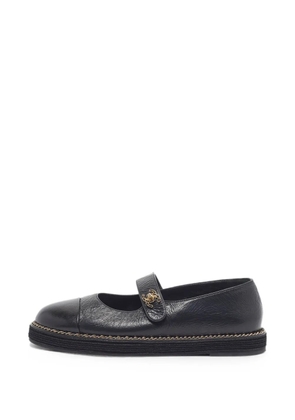 CHANEL Pre-Owned Mary Janes CC ballet flats - Black