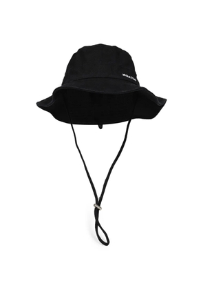 MARKGONG logo-embroidered drawstring bucket hat - Black