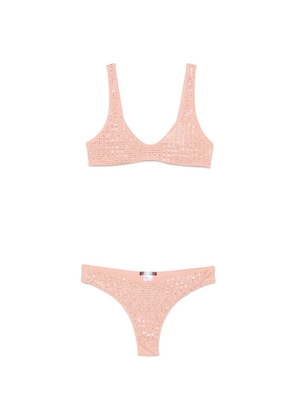 VENUJA crystal-embellished bikini - Pink