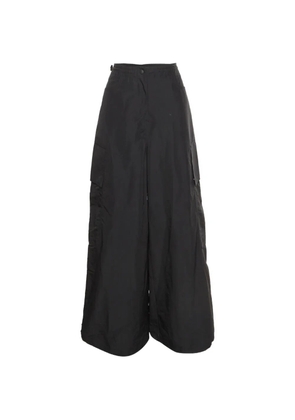 Palm Angels wide-leg cargo pants - Black