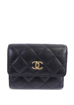 CHANEL Pre-Owned CC quilted wallet - Black