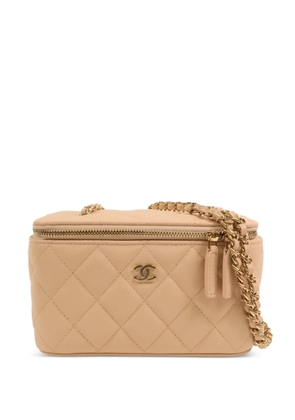 CHANEL Pre-Owned CC quilted vanity bag - Neutrals