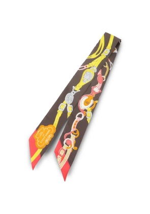 Hermès Pre-Owned Brides de Gala Twilly scarf - Brown