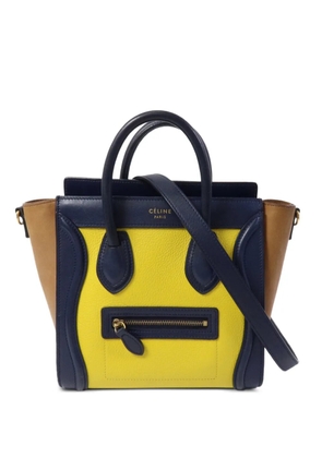 Celine Pre-Owned Nano Luggage leather tote bag - Yellow