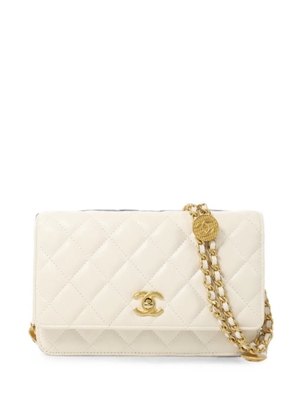 CHANEL Pre-Owned Wallet On Chain shoulder bag - Neutrals