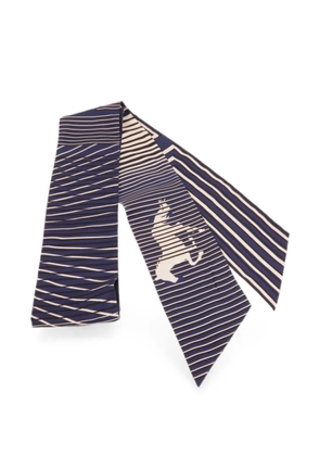 Hermès Pre-Owned silk scarf - Blue