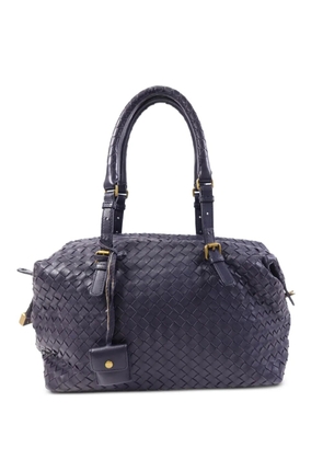Bottega Veneta Pre-Owned Intrecciato shoulder bag - Blue