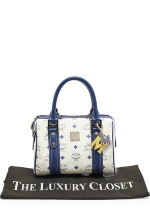MCM Pre-Owned Visetos travel bag - White