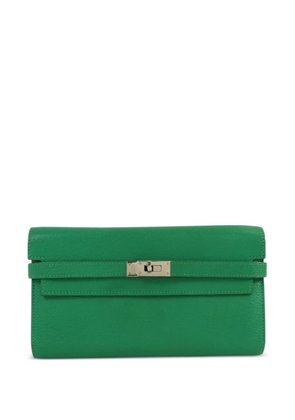 Hermès Pre-Owned Kelly leather wallet - Green
