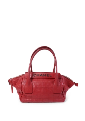 CHANEL Pre-Owned Chocolate-Bar tote bag - Red
