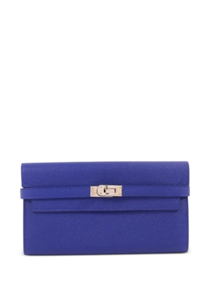 Hermès Pre-Owned Kelly leather wallet - Blue