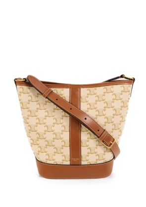 Celine Pre-Owned Triomphe bucket bag - Neutrals